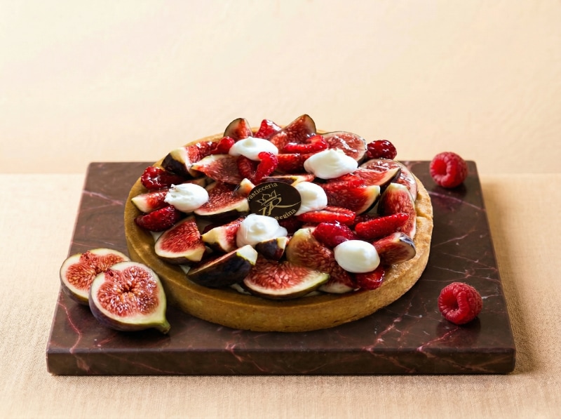 Crostata con fichi e ricotta